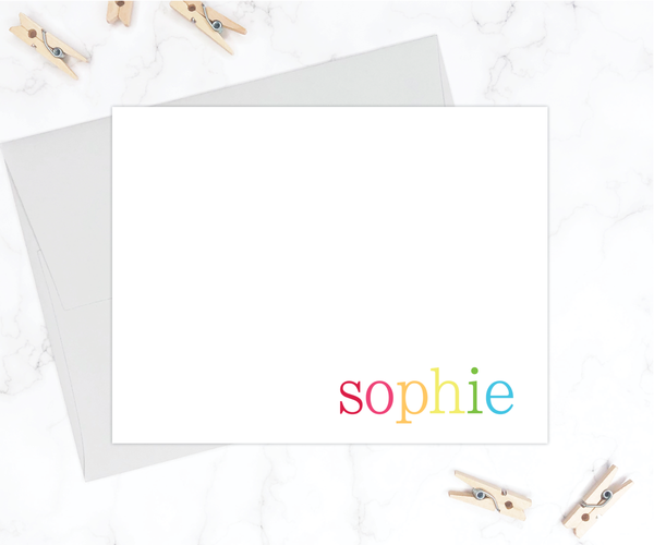 Sophie • Flat Note Cards