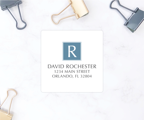 Square Return Address Labels