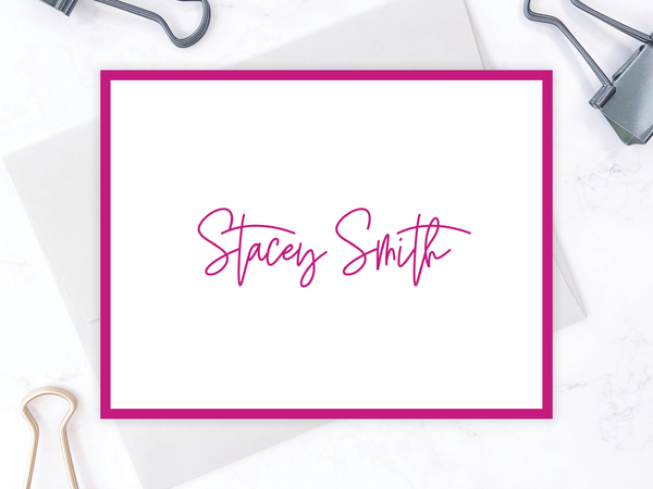 Stacey • Folding Note Cards