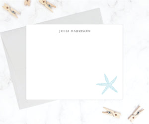 Starfish • Flat Note Cards