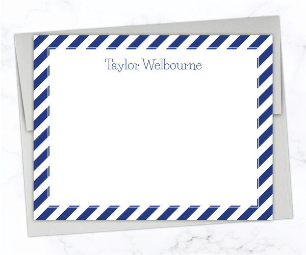 Taylor Navy • Flat Note Cards