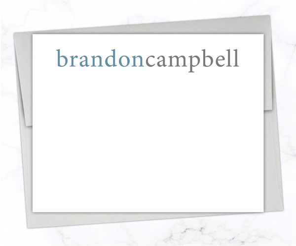 Brandon • Flat Note Cards
