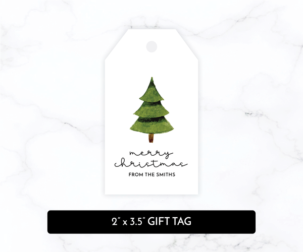 Christmas Tree • Holiday Gift Tags